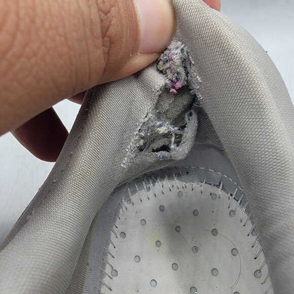 Hoka One One Bondi 8 Womens 10B White Harbor Mist Lunar Rock Running Shoes - Picture 11 of 15